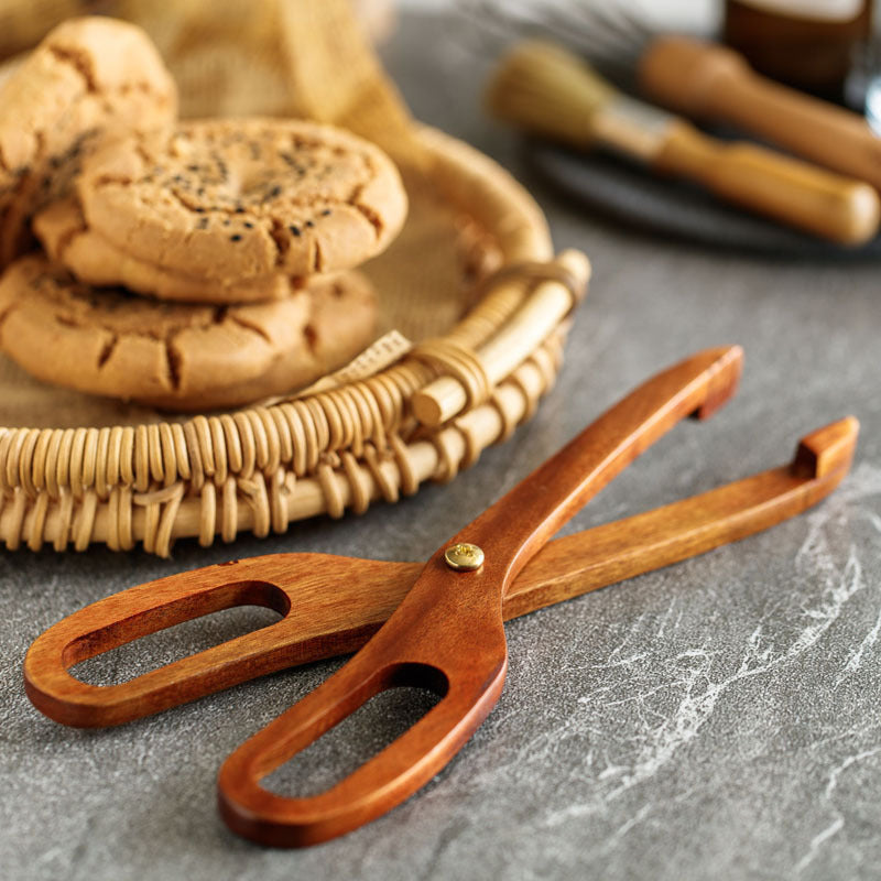 Wooden Snack Tongs