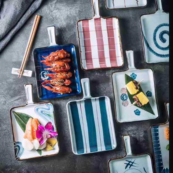 Ceramic Handle Plate