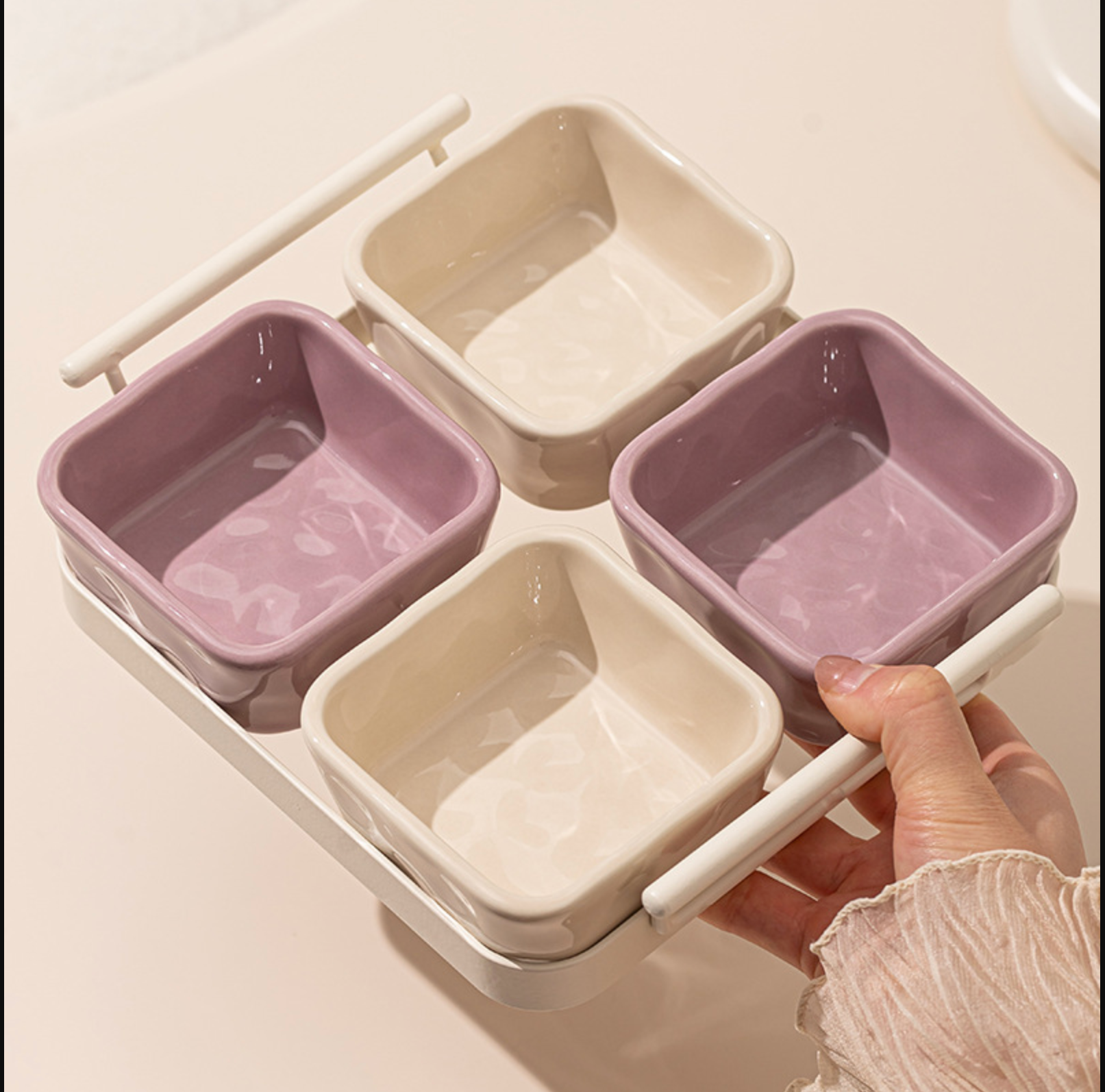 Snackplate with fork