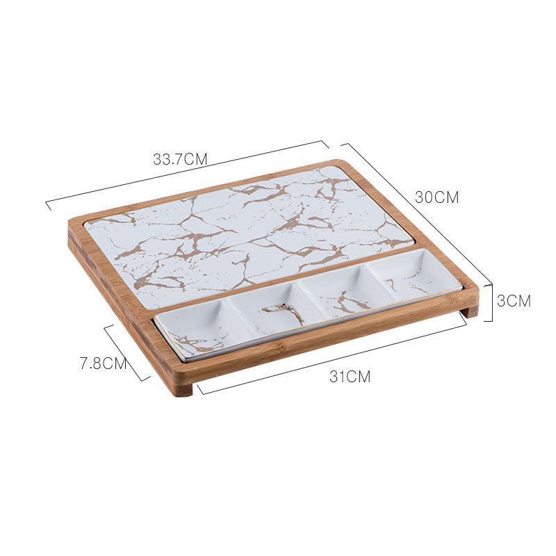 Nordic Square Ceramic Plate