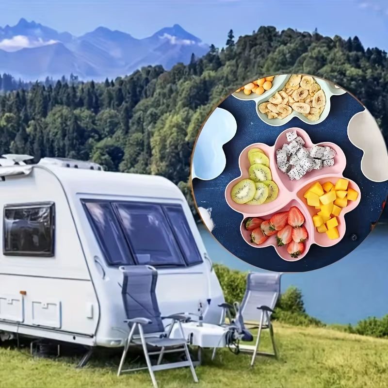 Heart Shaped Fruit Platter Creative Plates Food Storage Box Dried Fruit Nut Salads Snack Divided Candy Dessert Tray Container