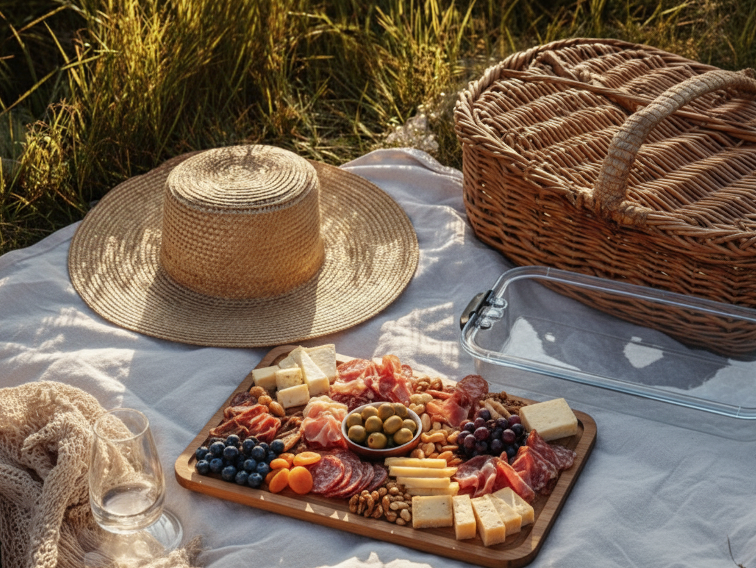 Picnic Muse Charcuterie Boards To Go Tray with Lid