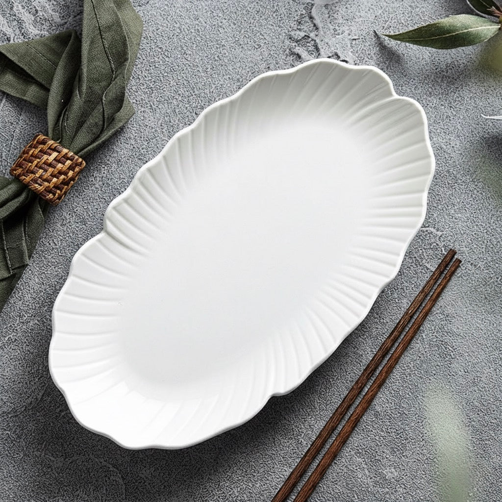 Oval Ceramic Plate