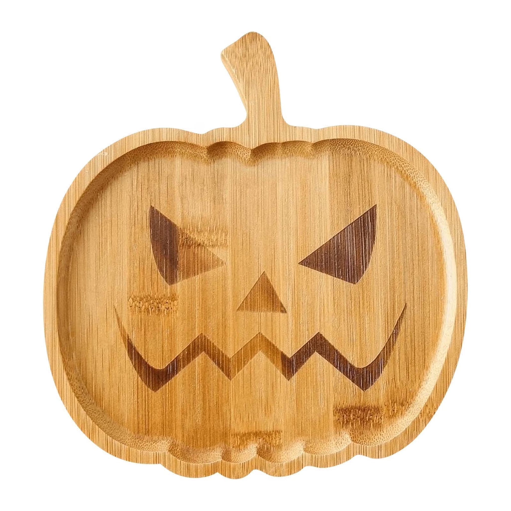Halloween Pumpkin Wooden Charcuterie Boards Wooden Pumpkin Shaped Cheese Board Cheese Tray Platter Halloween Serving Dishes for Party Fruit Snack Food Meat Cookies Home Travel