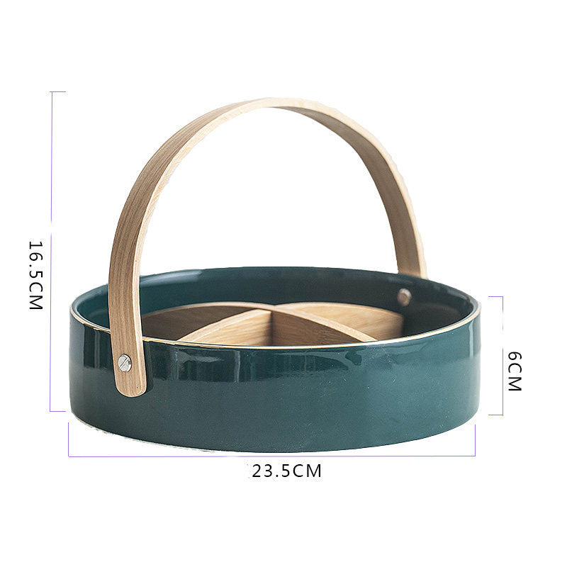 Minimalist to go Snack Plate with lid