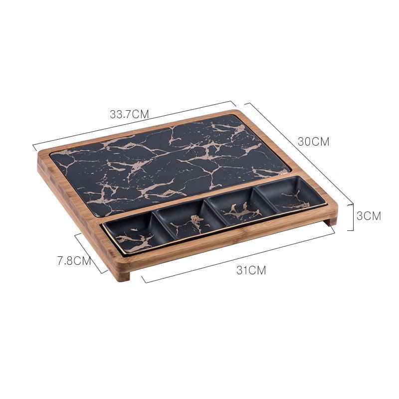 Nordic Square Ceramic Plate