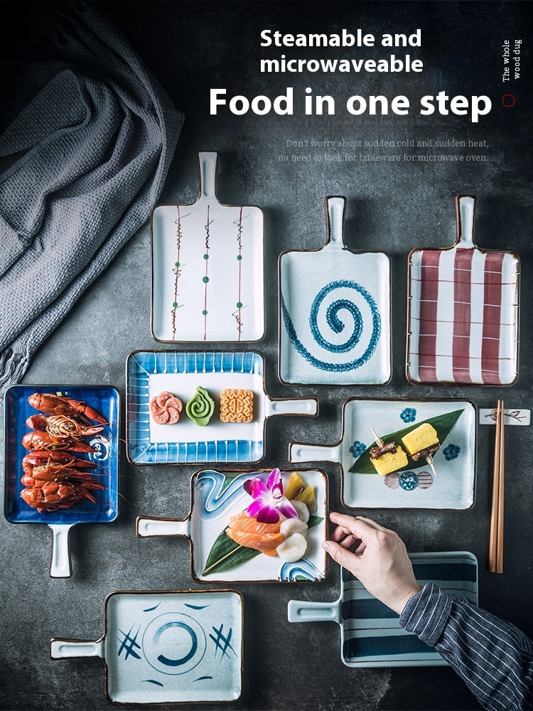 Ceramic Handle Plate