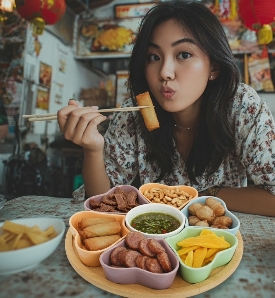 11'' Lazy Susan Tray, Ceramic 360° Rotating Serving Platters
